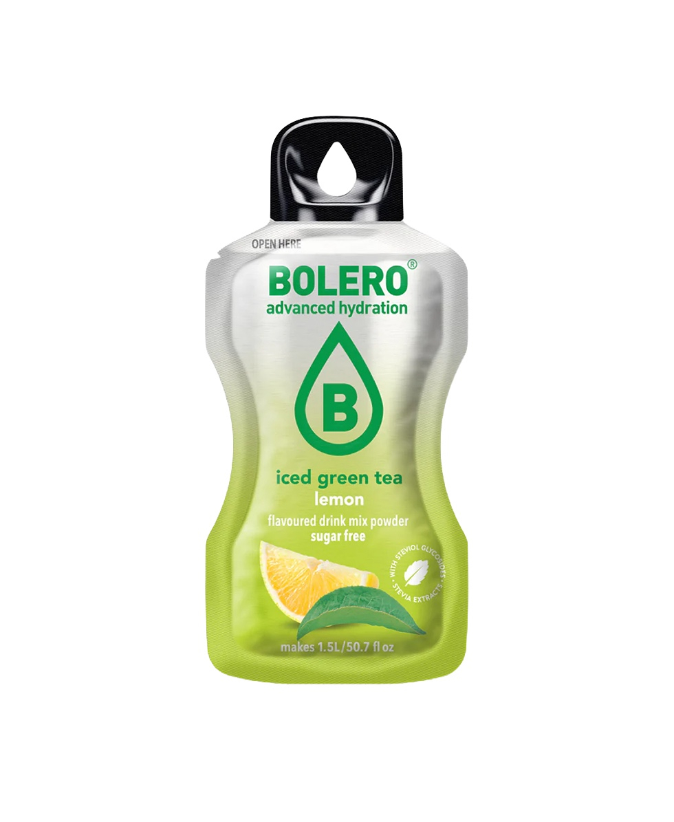 BOLERO - BEVANDA SPORTIVA - STICK MONODOSE - 9g - ICED GREEN TEA LEMON