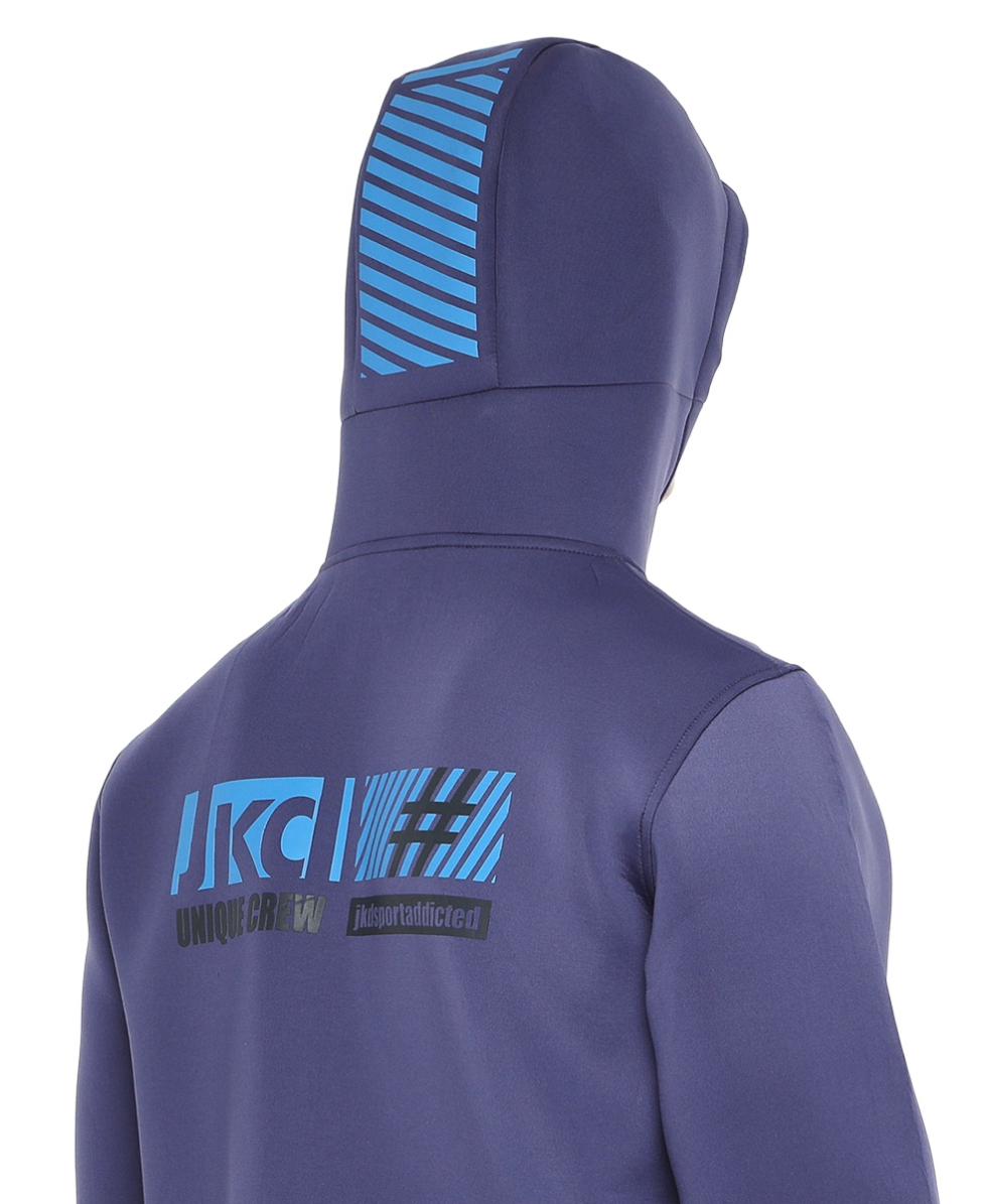 JAKED - FELPA UOMO - SIDERALIS - JKFL5N501U - OCEAN BLUE