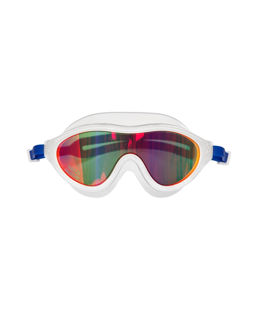 MAD WAVE - MASCHERA SHADE RAINBOW - M046403002W - WHITE/BLUE, RED LENS