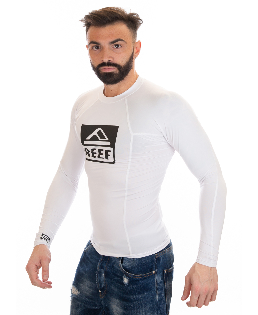 REEF - LOGO RASHGUARD II L/S - RA3ZS3WHI - WHITE