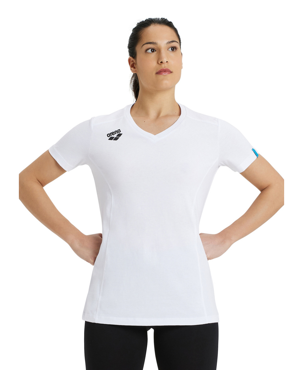 ARENA - T-SHIRT DONNA TEAM A PANNELLI - 004892100 - WHITE
