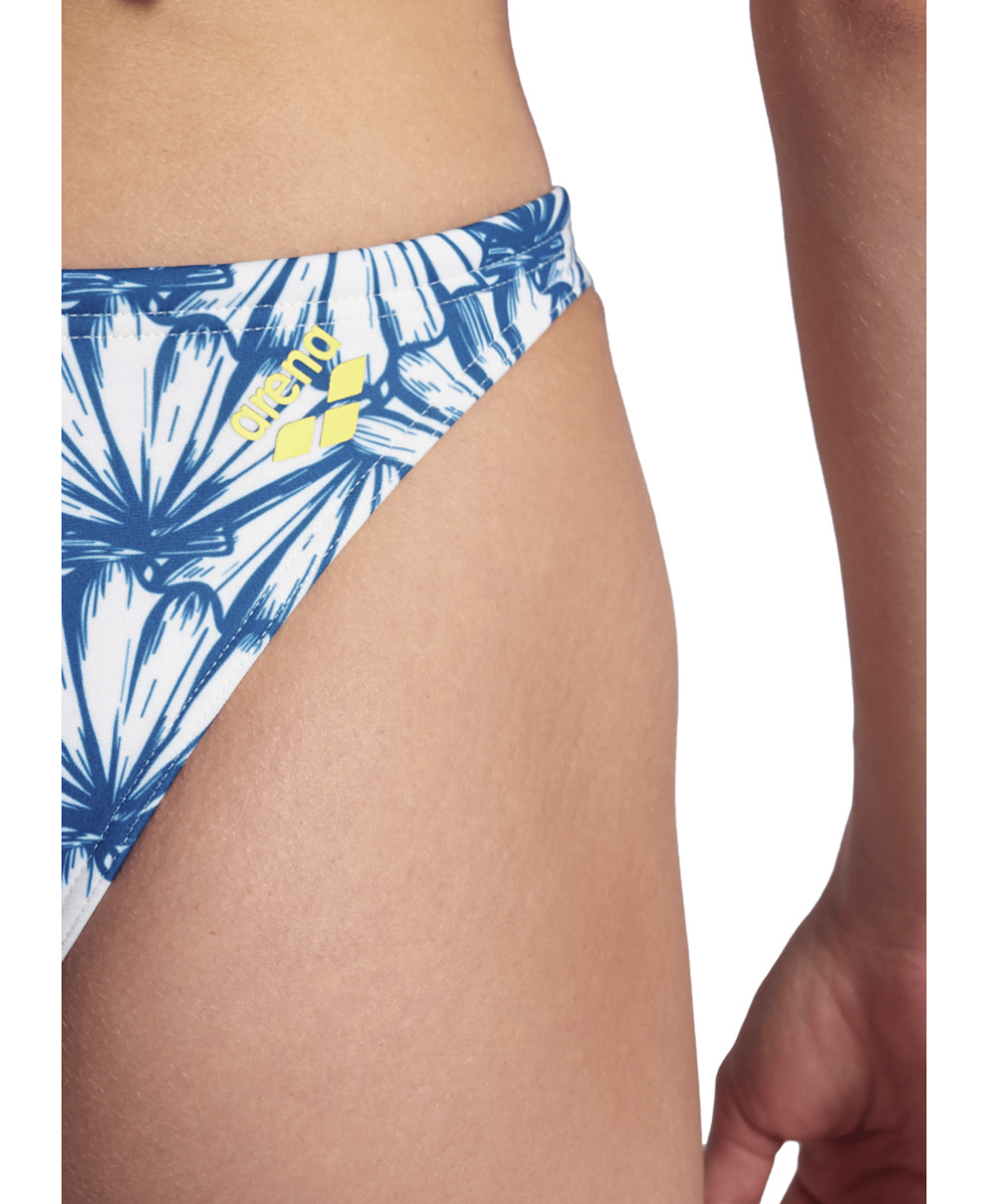 ARENA - SLIP BIKINI DONNA - FREE BRIEF R - 006467103 - WHITE MULTI/YELLOW
