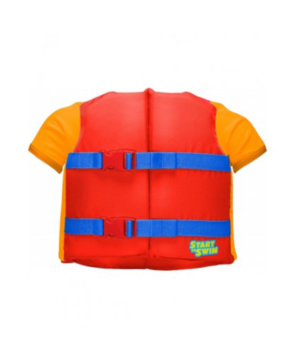 TYR - START TO SWIM FLOTATION SHIRT - GIUBBOTTO SALVAGENTE - LSTSSRT-610 - RED - 2/6 ANNI (15-30 Kg)
