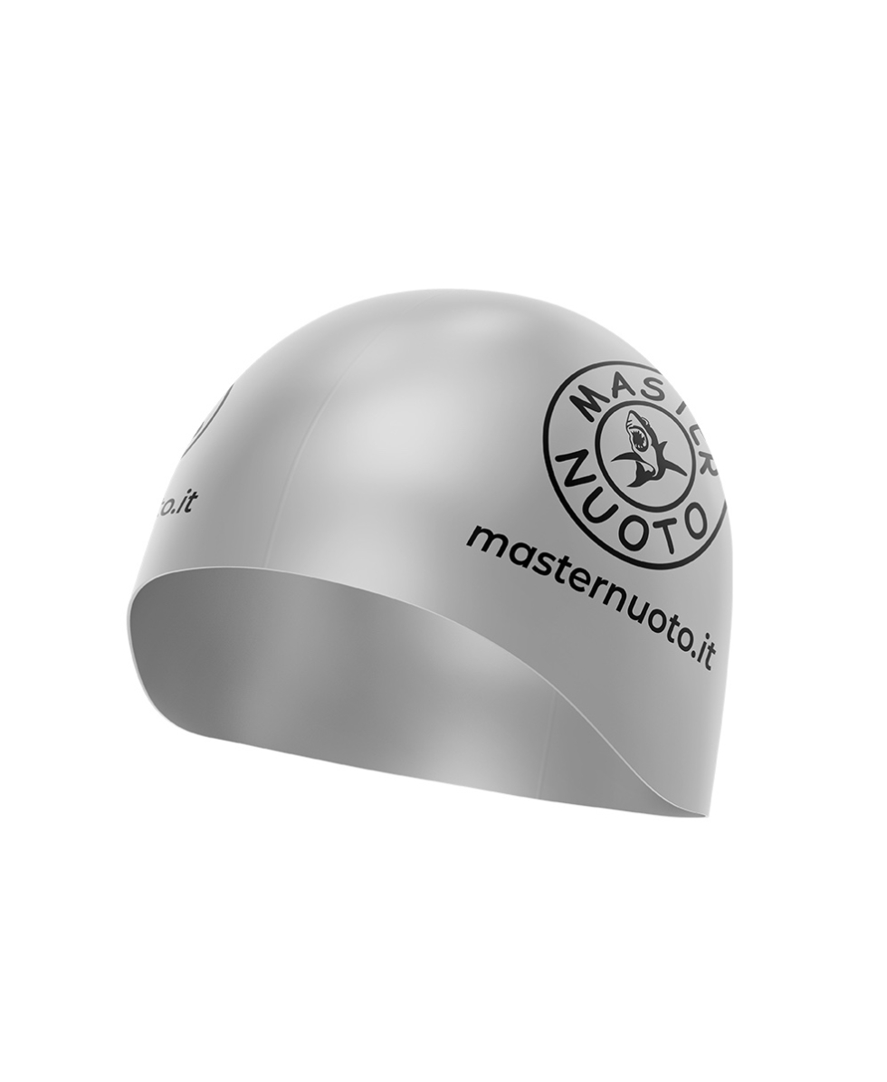 MASTER NUOTO - CUFFIA IN SILICONE PREMIUM - MN0010 - SILVER