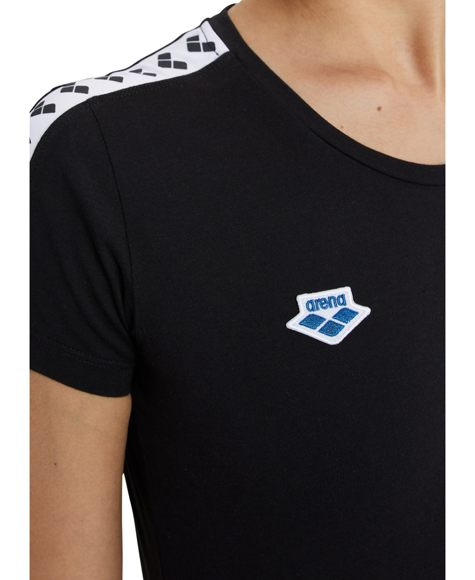 ARENA - T-SHIRT DONNA TEAM - 001225501 - BLACK/WHITE