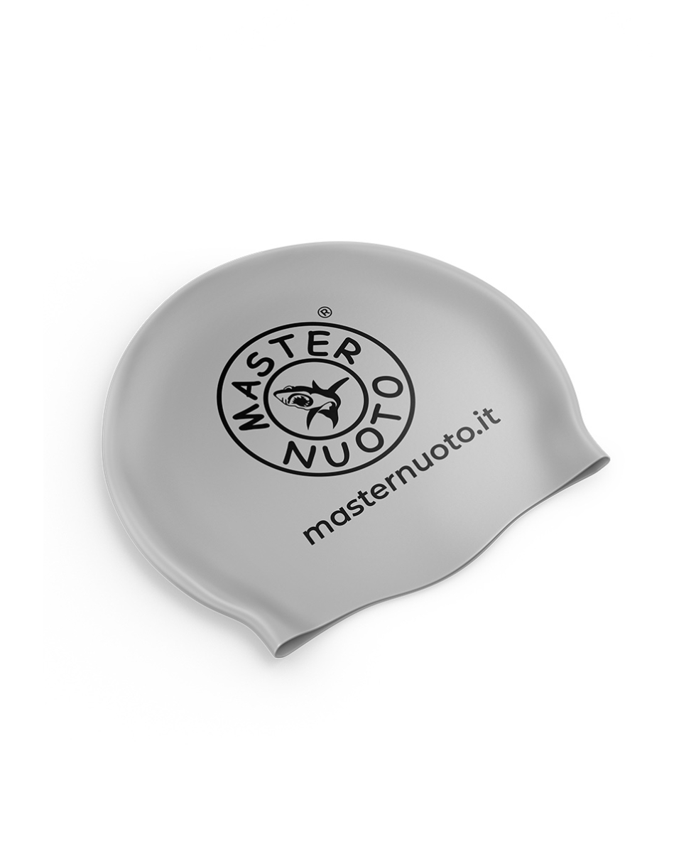 MASTER NUOTO - CUFFIA IN SILICONE PREMIUM - MN0010 - SILVER