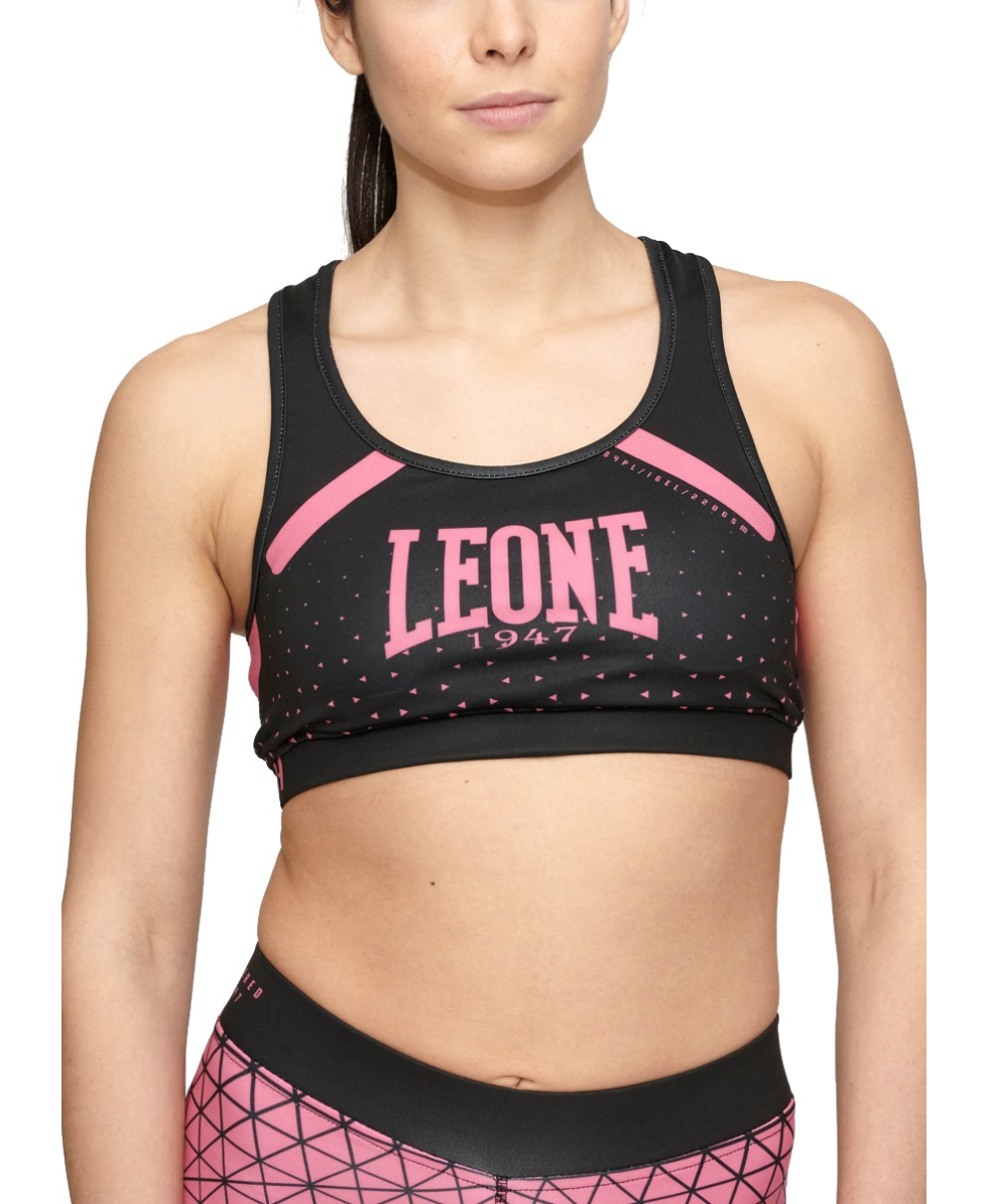 LEONE - CROP TOP TECH DONNA - AB854 - BLACK