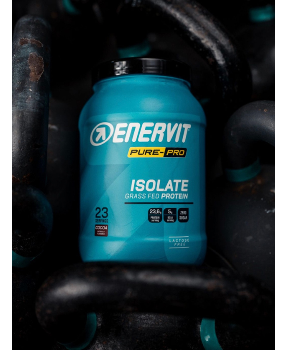 ENERVIT - PURE-PRO ISOLATE GRASS FED PROTEIN - 92724 - CACAO - 630g