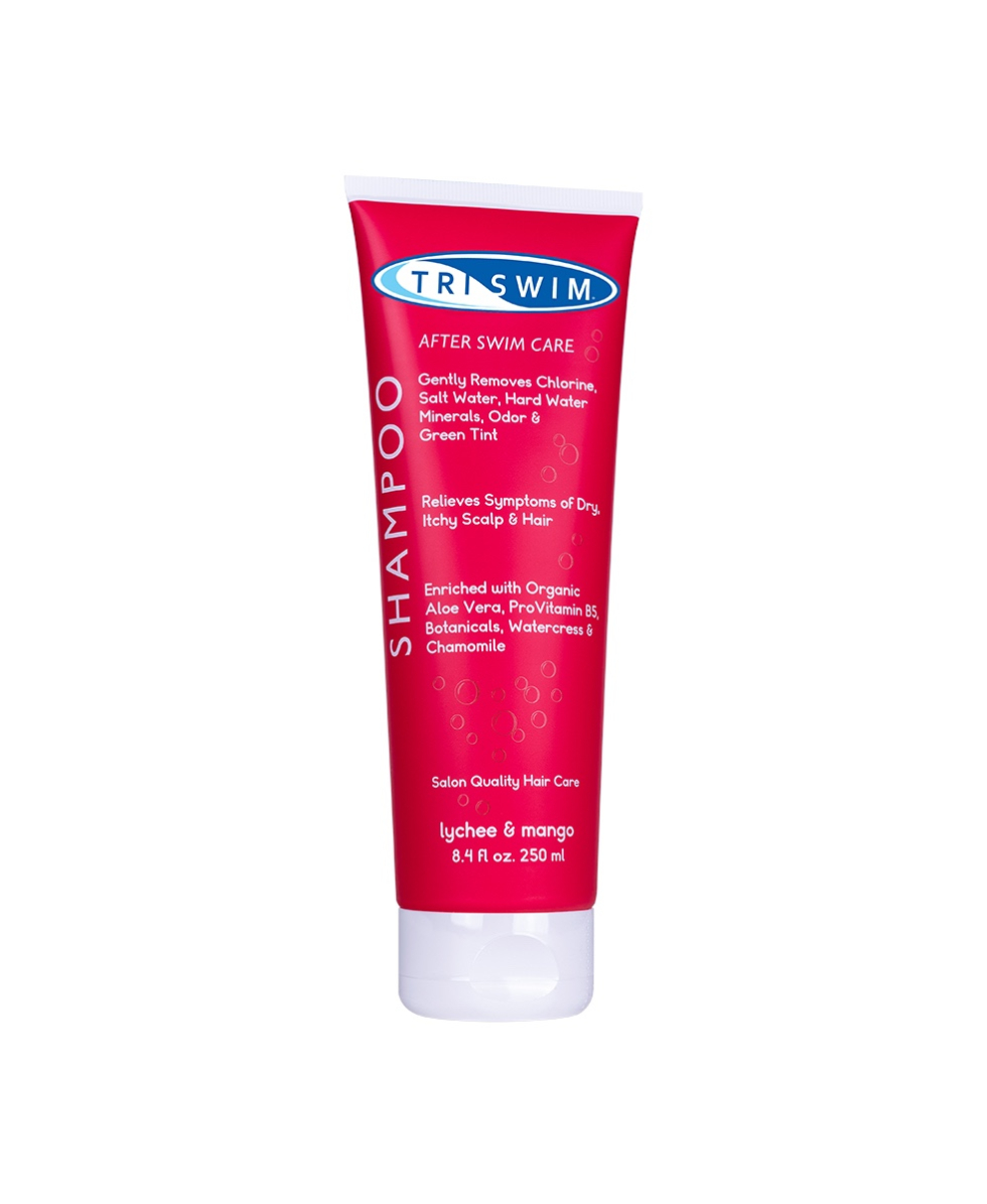TRISWIM - CHLORINE REMOVAL SHAMPOO FOR SWIMMERS - 250ml - LYCHEE & MANGO