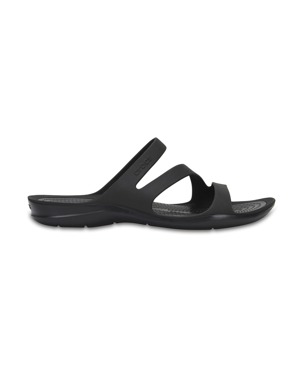 CROCS - SANDALO DONNA - SWIFTWATER SANDAL - 203998 - BLACK/BLACK