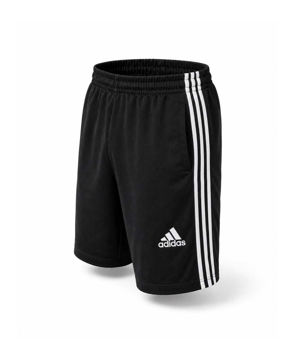 ADIDAS - PANTALONCINO/SHORT - AEROREADY ESSENTIALS 3-STRIPES - GK9988 - BLACK/WHITE