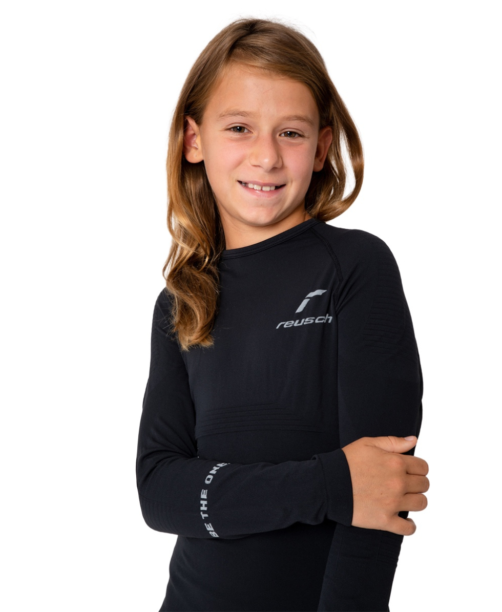 REUSCH - COMPLETO TERMICO - UNDERWEAR SET JUNIOR WARM - 5240429 7700 - BLACK
