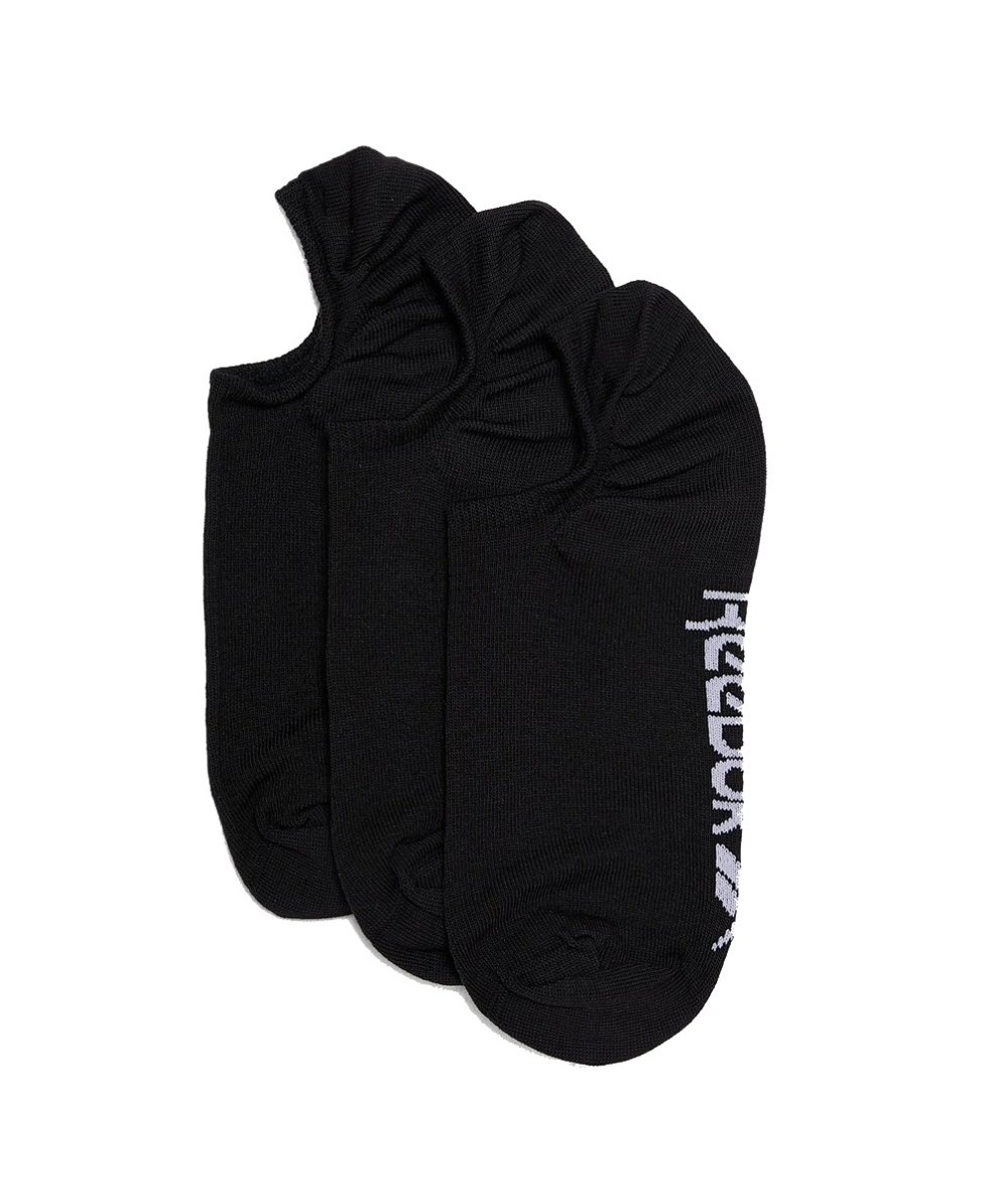 REEBOK - CALZE/SOCKS - ACTIVE FOUNDATION INVISIBLE (3 PACK) - GH0424 - BLACK
