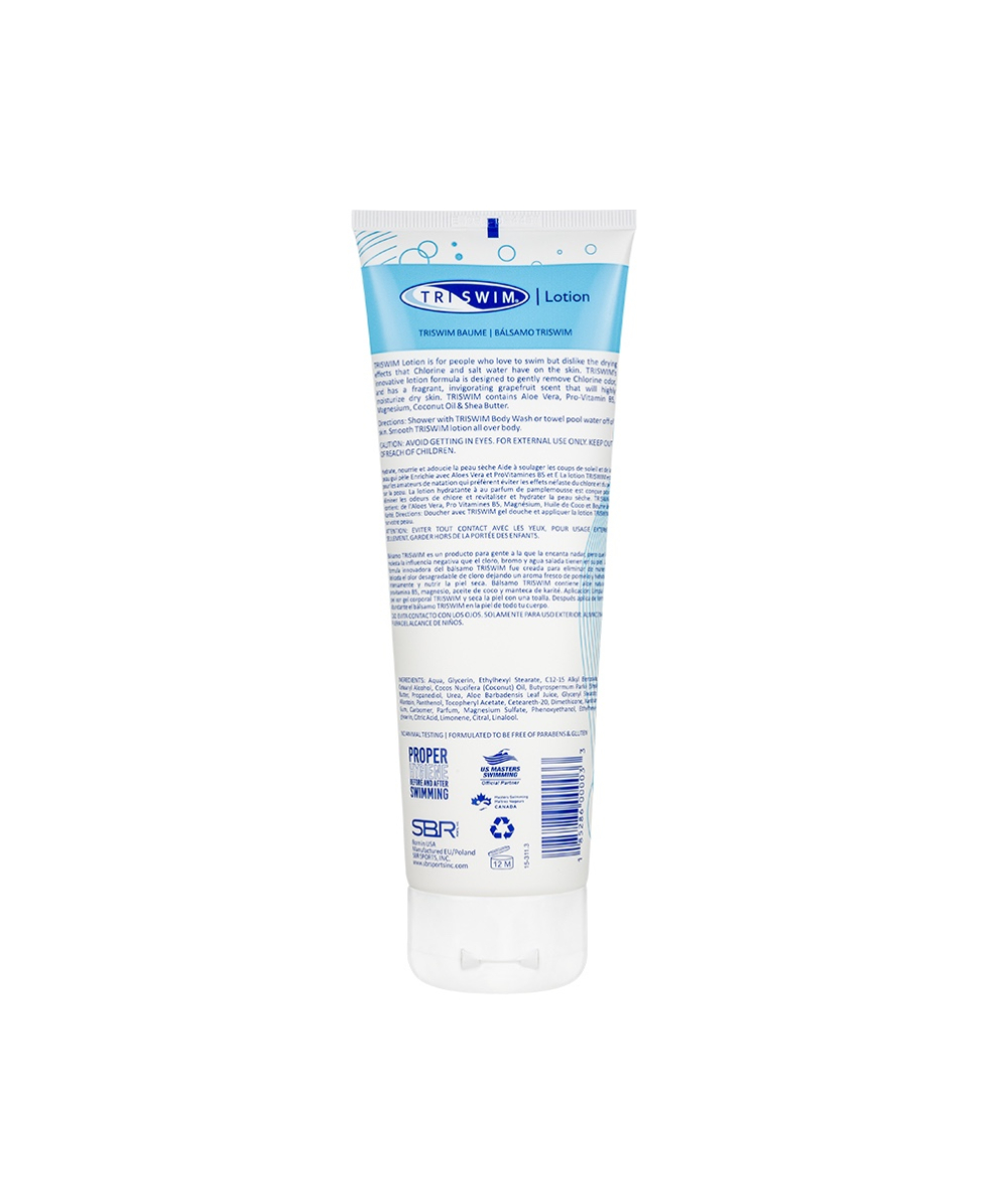 TRISWIM - MOISTURIZING & REGENERATING BODY LOTION FOR SWIMMERS - 250ml - ZEN GRAPEFRUIT