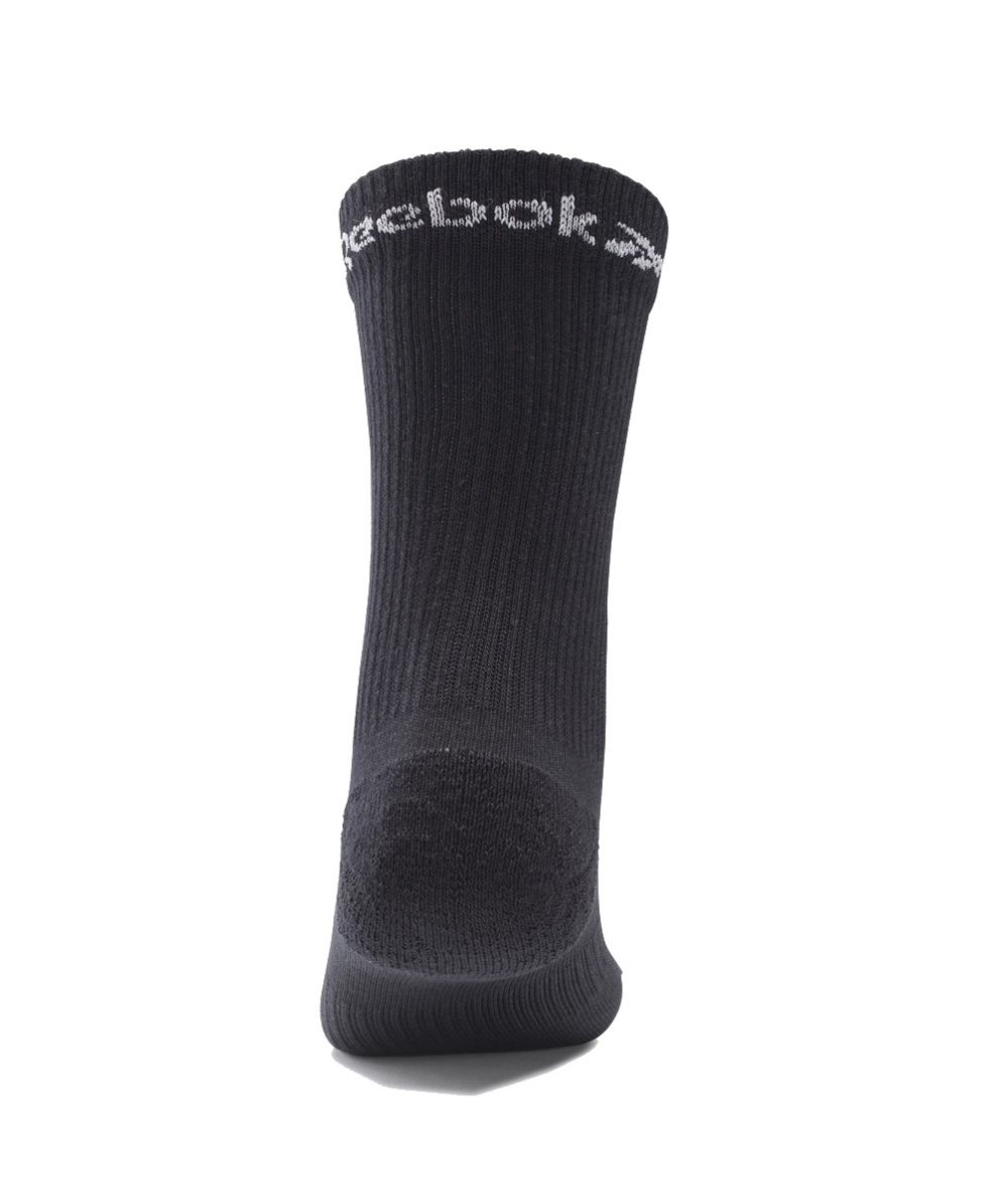 REEBOK - CALZE/SOCKS - ACTIVE FOUNDATION MID-CREW (3 PACK) - GH0415 - BLACK