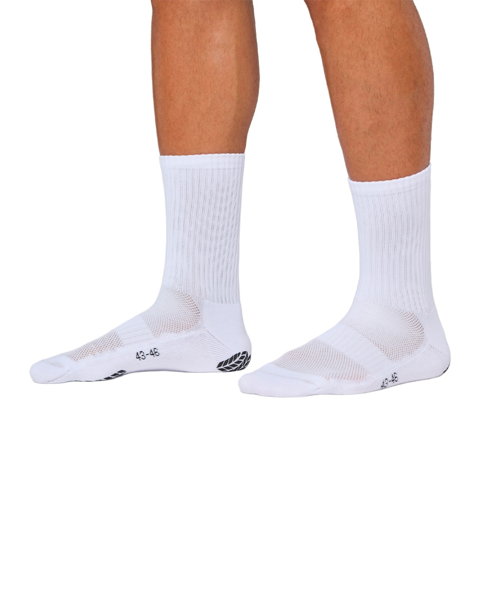 PROACT - CALZE UNISEX SPORTIVE ANTISCIVOLO - PA094 - WHITE