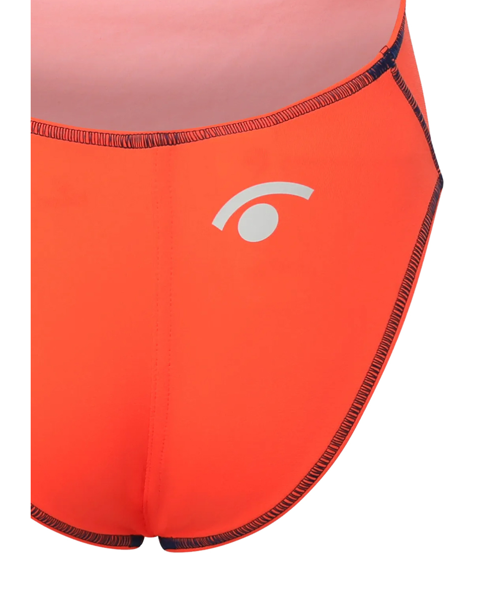 JAKED - COSTUME INTERO JUNIOR MILANO - JWNUA05001 - FLUO ORANGE/BLUE