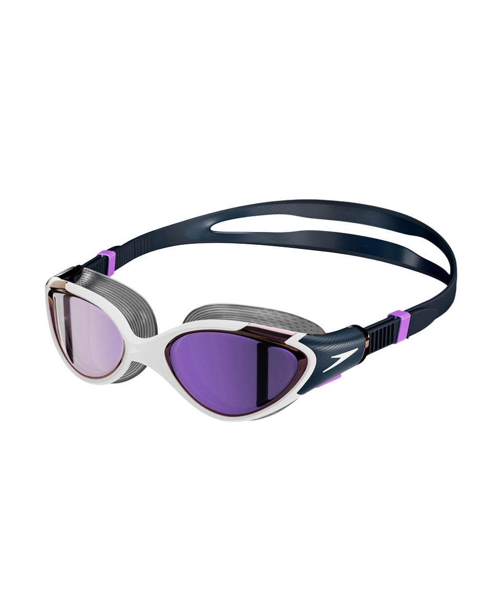 SPEEDO - OCCHIALINI BIOFUSE 2.0 WOMEN'S MIRROR - 003777516738 - WHITE/TRUE NAVY/SWEET PURPLE