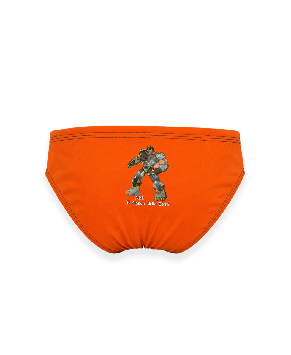 DIANA - COSTUME SLIP JUNIOR - G361108-313 - NICK - ARANCIONE/VERDE