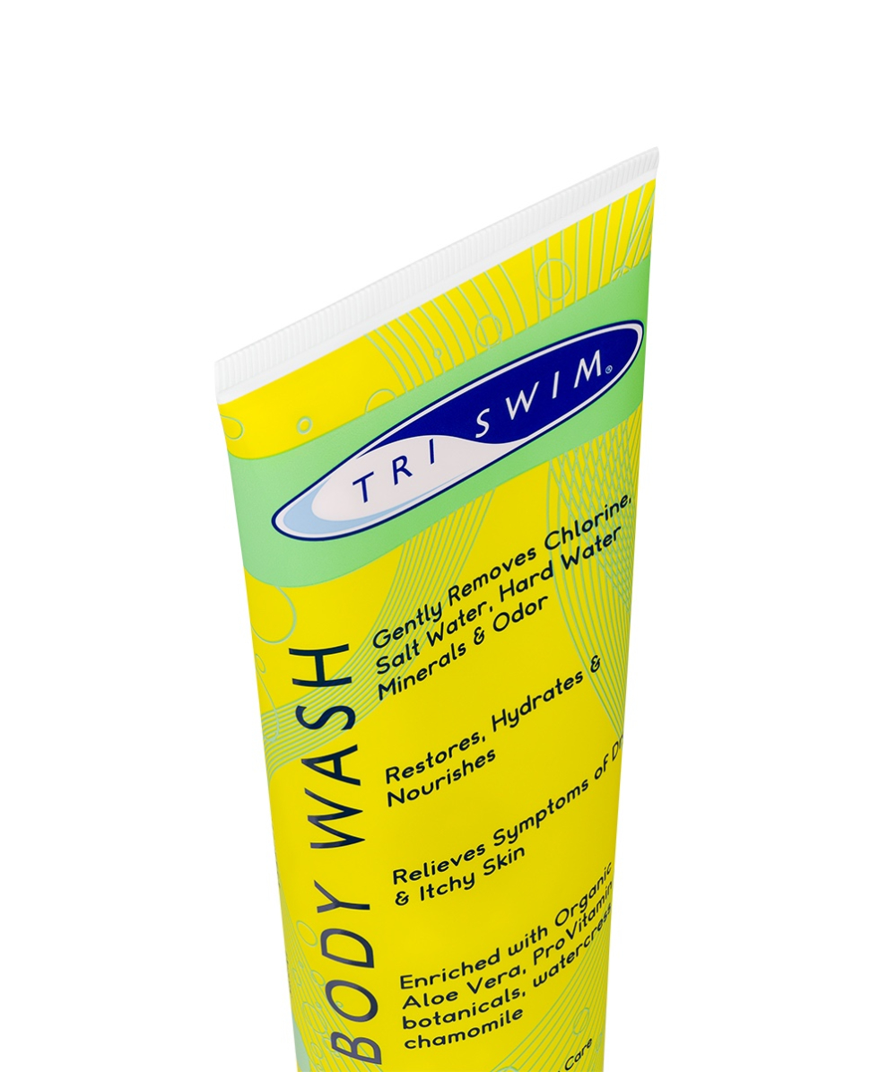 TRISWIM - CHLORINE REMOVAL BODY WASH FOR SWIMMERS - 250ml - LIME & MANGO