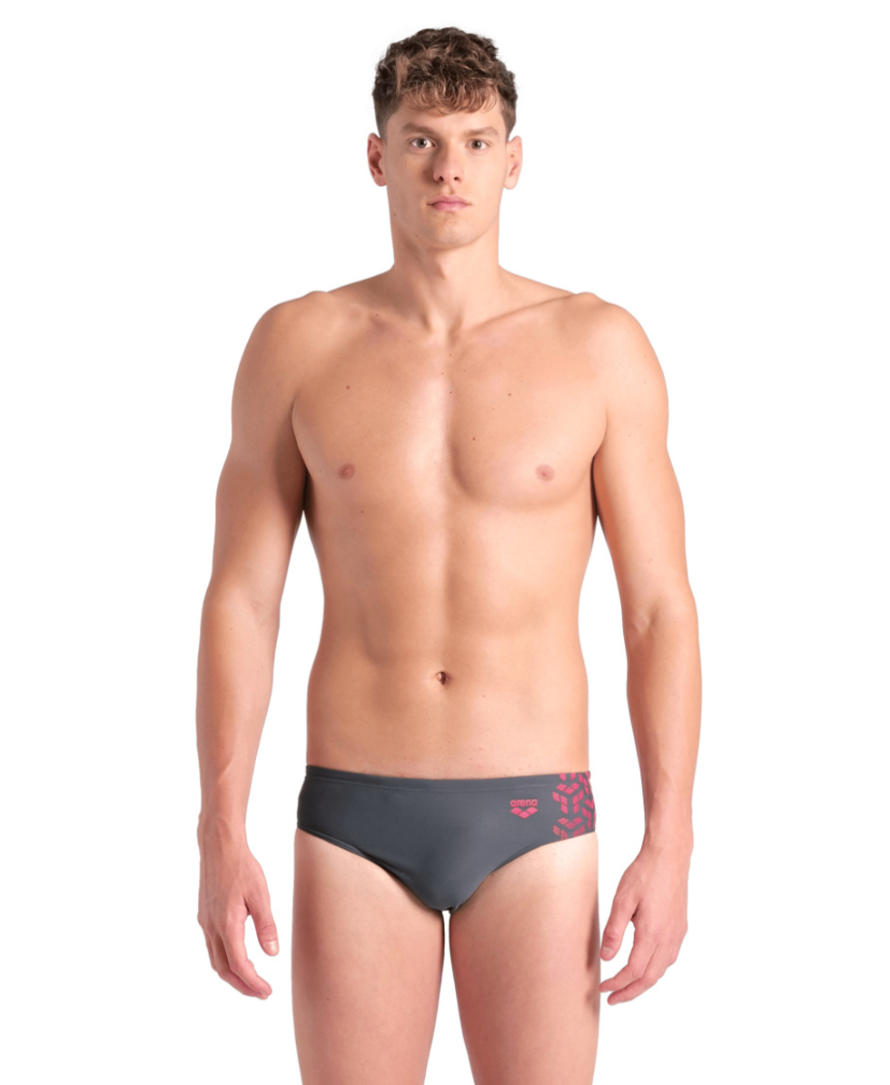 ARENA - SLIP UOMO - KIKKO V BRIEF - 006750540 - ASPHALT/RED ONION