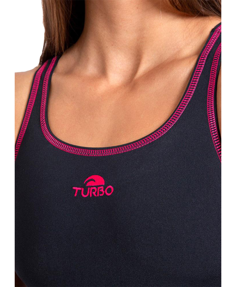 TURBO - COSTUME INTERO - COMFORT LISO  - TIR. LARGO - 893481/0009 - BLACK