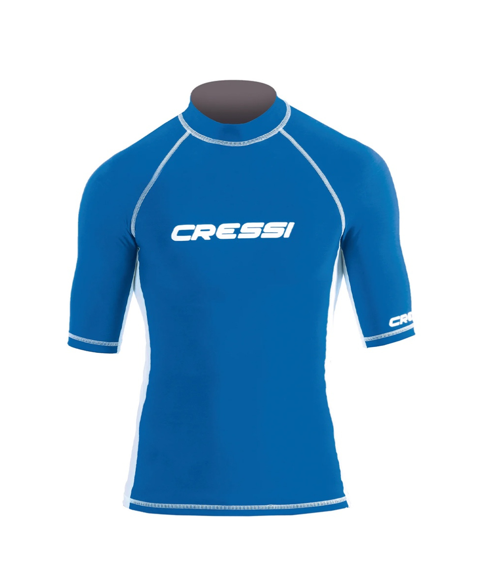 CRESSI - MAGLIA UOMO RASHGUARD IN LYCRA SPF40 - LW47660 - BLUE
