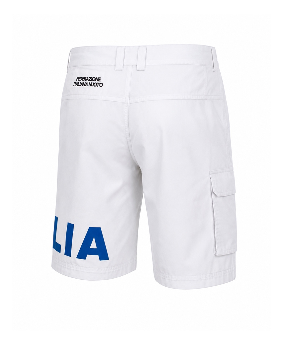 JAKED - BERMUDA ITALIA UNISEX TEAM SENIOR - BIANCO - JISHS99001