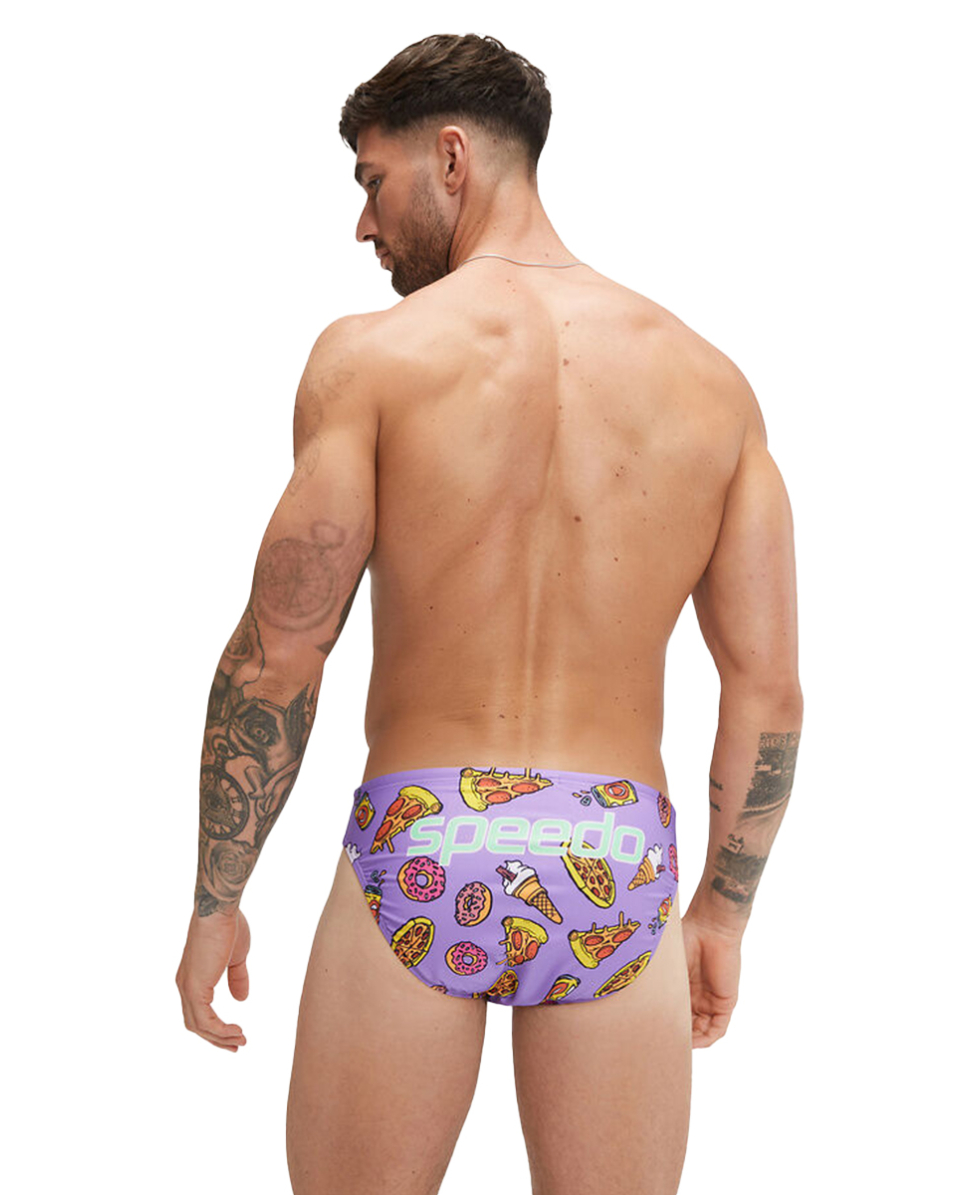 SPEEDO - COSTUME SLIP 5CM ESCAPE BRIEF - 00354417165 - SWEET PURPLE/HARLEQUIN