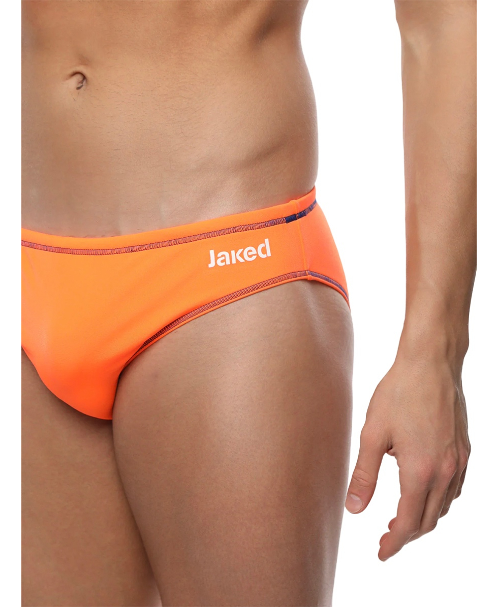 JAKED - COSTUME SLIP MILANO - JWNUU05001 - FLUO ORANGE/BLUE