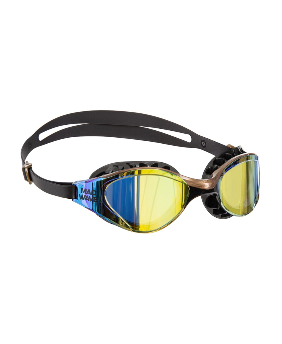 MAD WAVE - OCCHIALINO HYDRO FLEX MIRROR - M042416001W - BLACK/GOLD