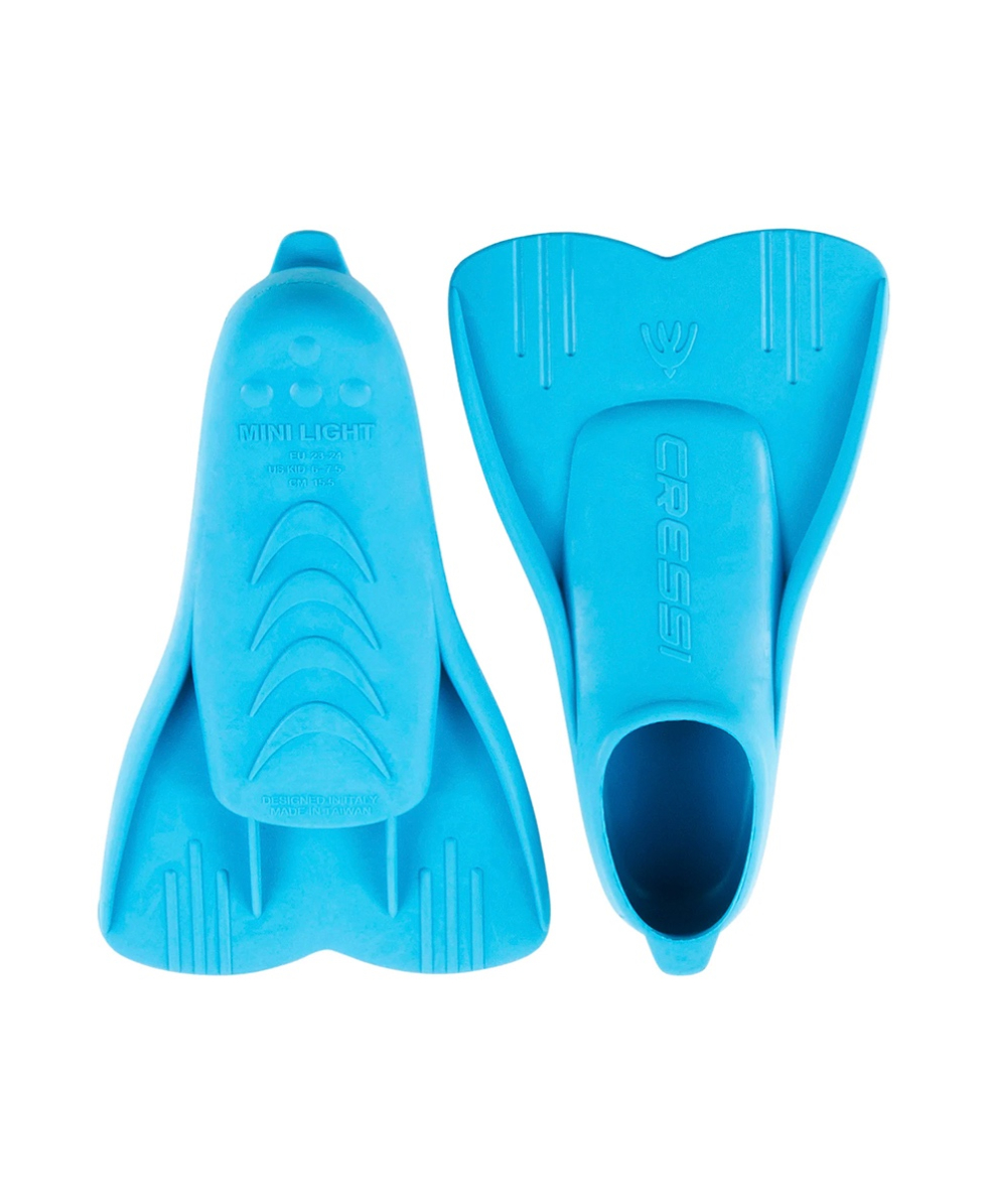 CRESSI - PINNE CORTE KIDS GOMMA NATURALE - MINI LIGHT - DP302134 - BLUE