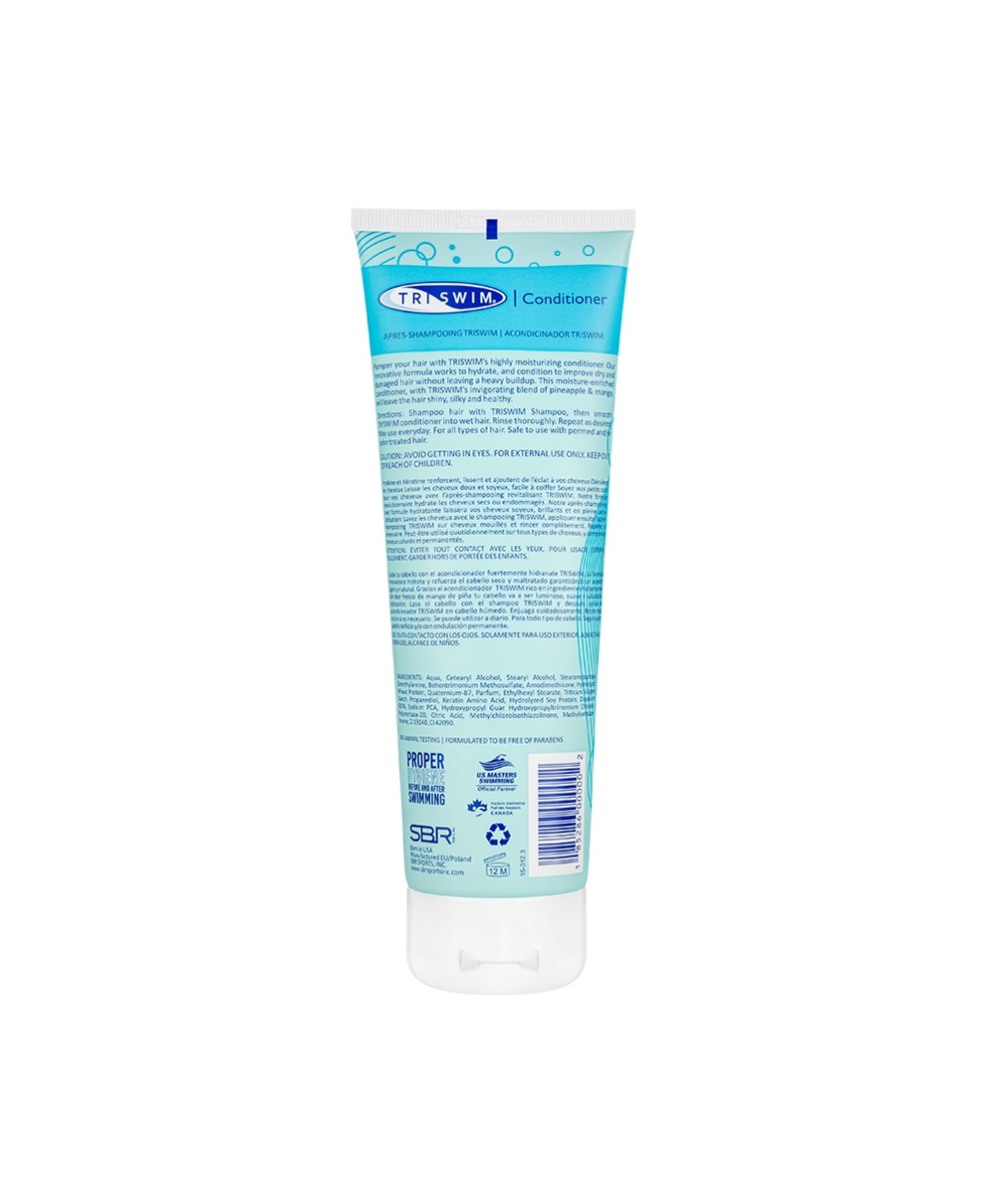 TRISWIM - STRONGLY REGENERATING HAIR CONDITIONER FOR SWIMMERS - 250ml - PINEAPPLE & MANGO