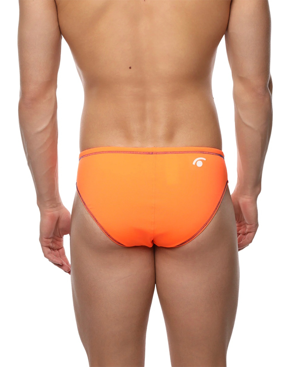JAKED - COSTUME SLIP MILANO - JWNUU05001 - FLUO ORANGE/BLUE