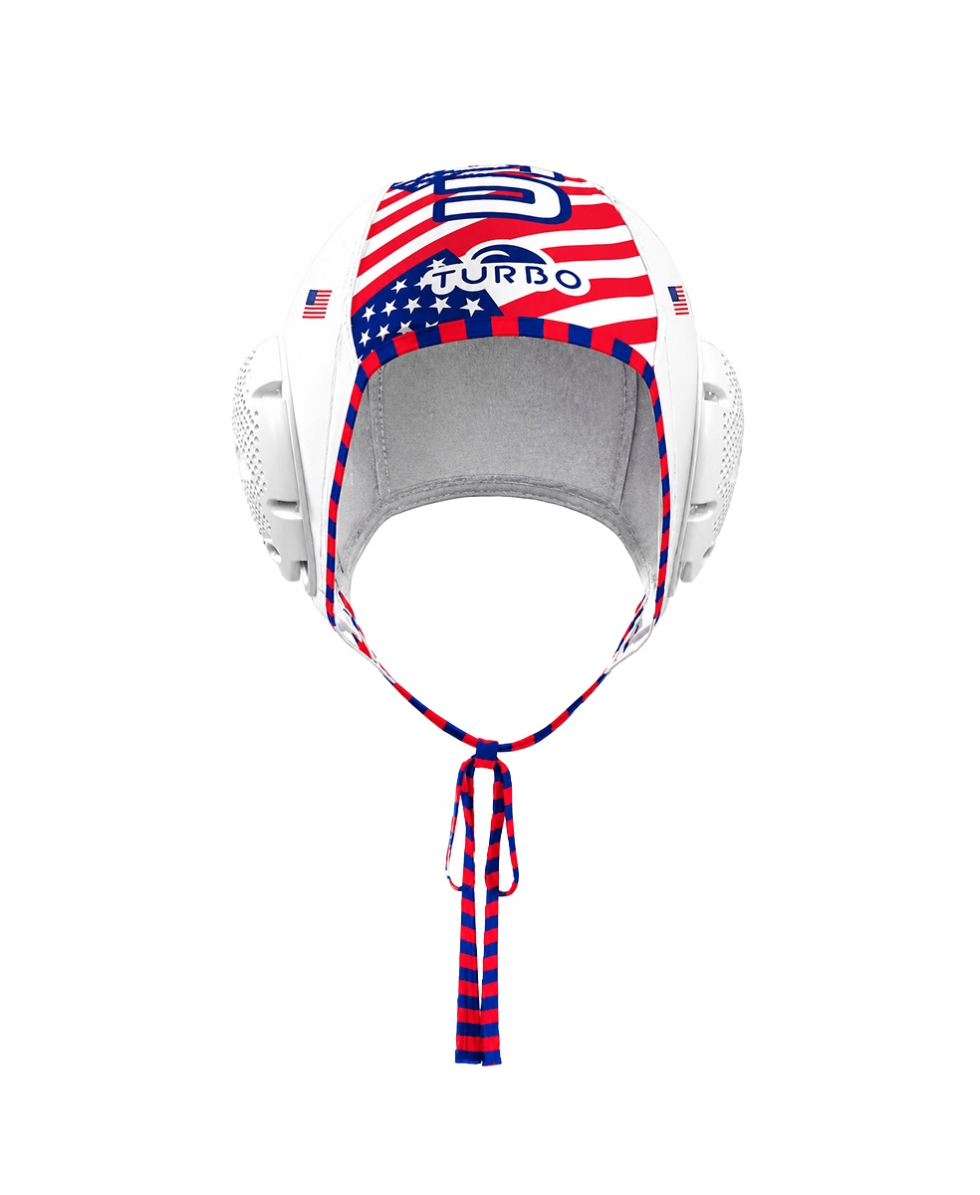 TURBO - CALOTTINA PALLANUOTO - 9741612 - USA WHITE