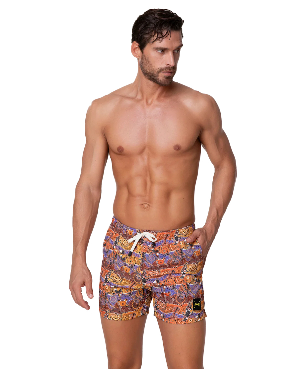 F**K - COSTUME SHORT - FK24-2030X04 - ORANGE