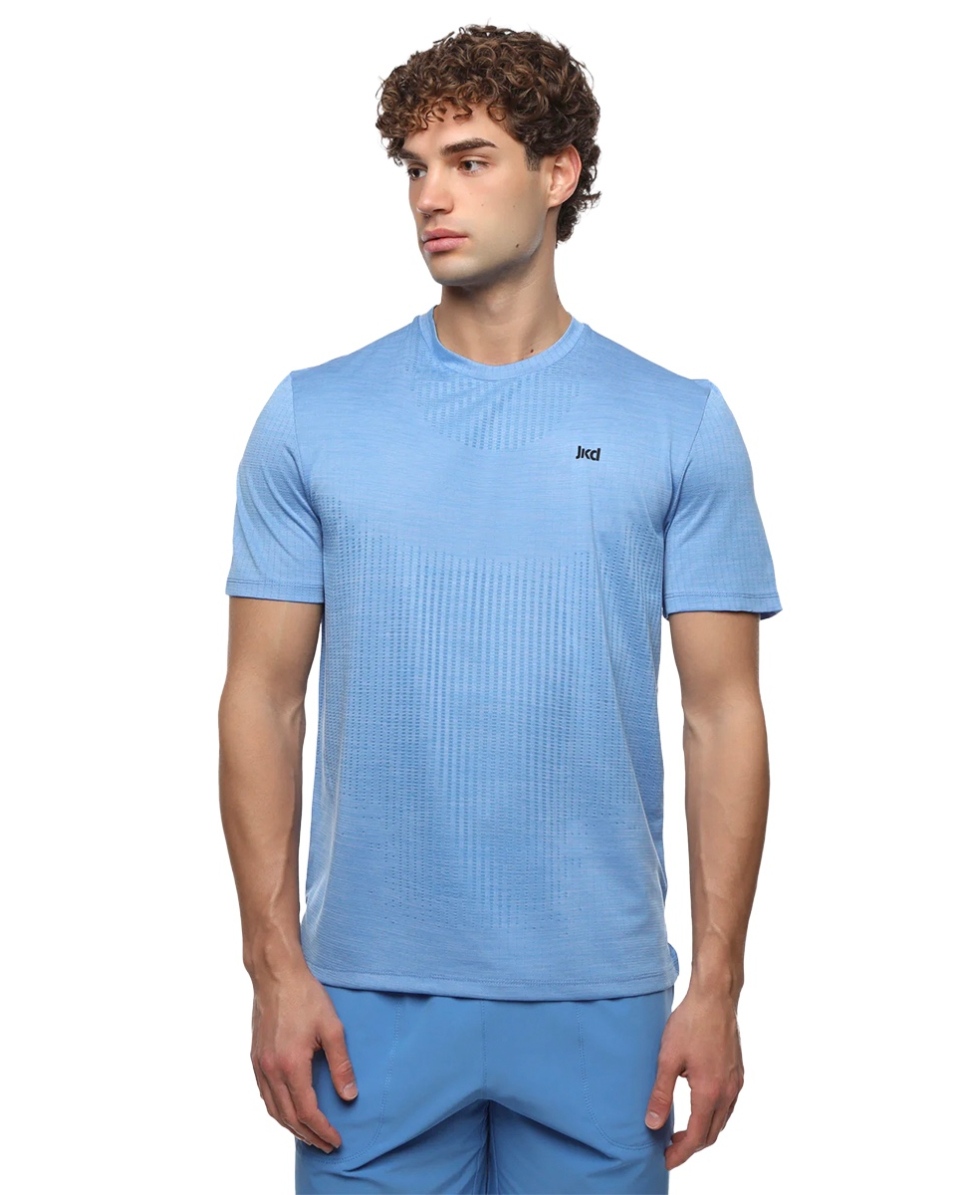 JAKED - T-SHIRT MANICA CORTA UOMO - MOVEMENT - JKTH8NU06U - SKY BLUE