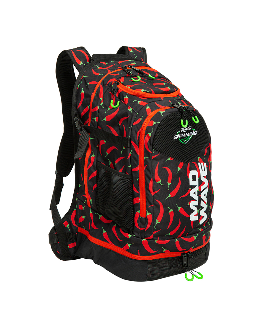 MAD WAVE - ZAINO LANE PRINT - 52x33x24 cm (32 L) - M112902013W - HOT CHILI