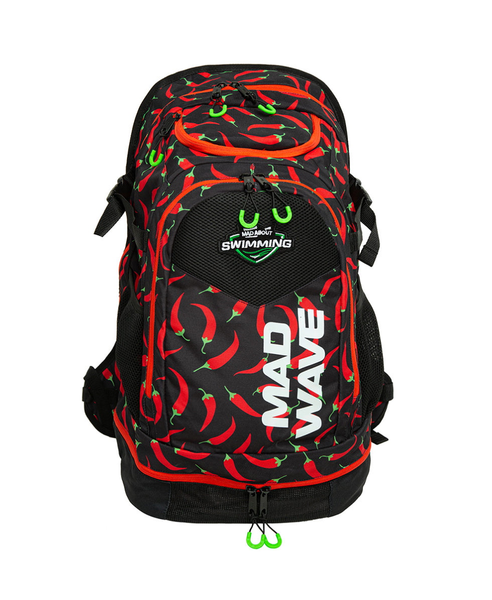 MAD WAVE - ZAINO LANE PRINT - 52x33x24 cm (32 L) - M112902013W - HOT CHILI