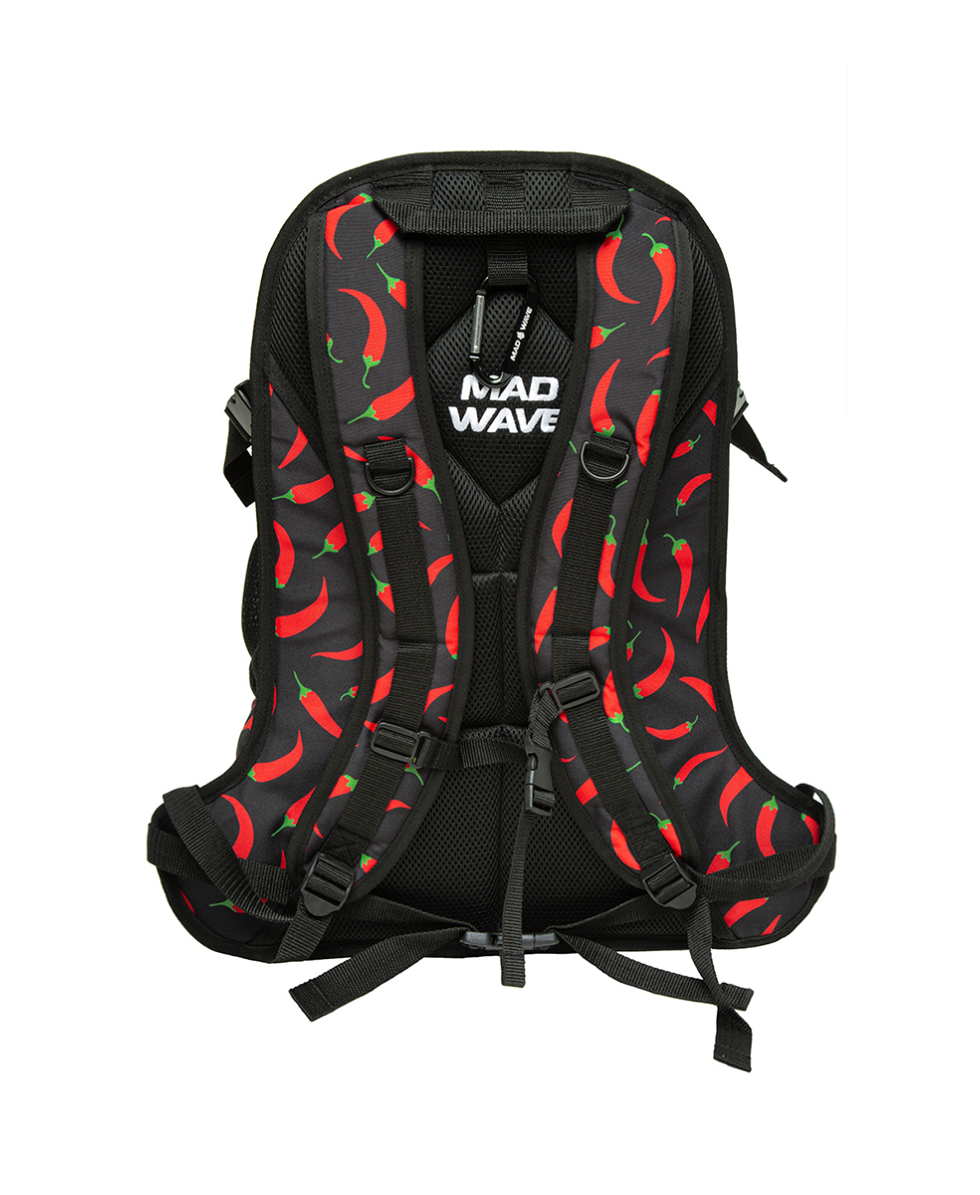 MAD WAVE - ZAINO LANE PRINT - 52x33x24 cm (32 L) - M112902013W - HOT CHILI