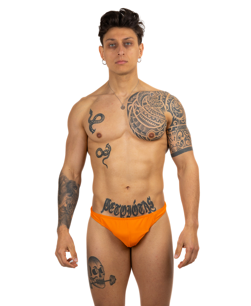 BODYBUILDER - COSTUME PERIZOMA 2cm - OLIMPIA-448 - ORANGE