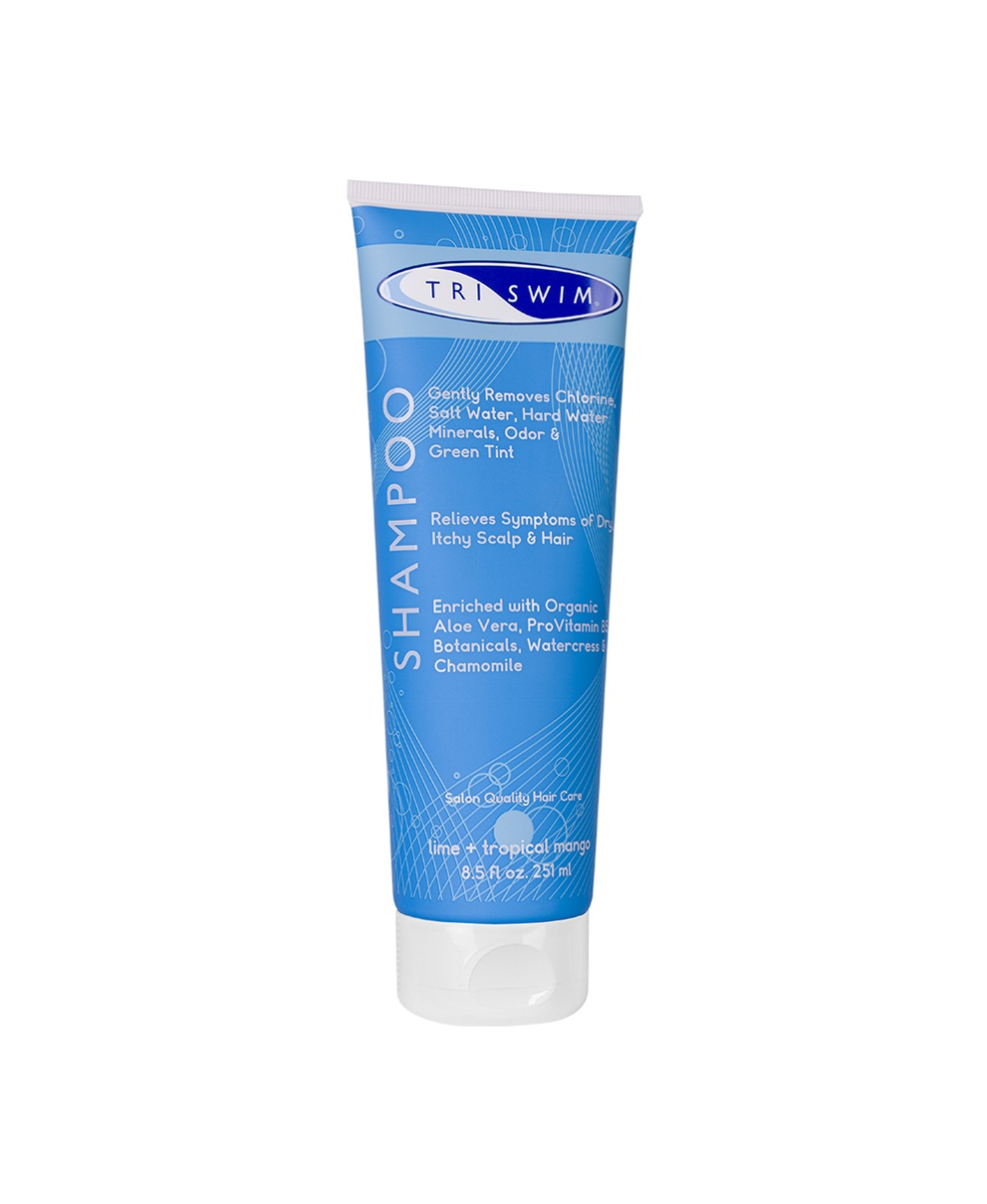 TRISWIM - CHLORINE REMOVAL SHAMPOO FOR SWIMMERS - 250ml - LIME & MANGO