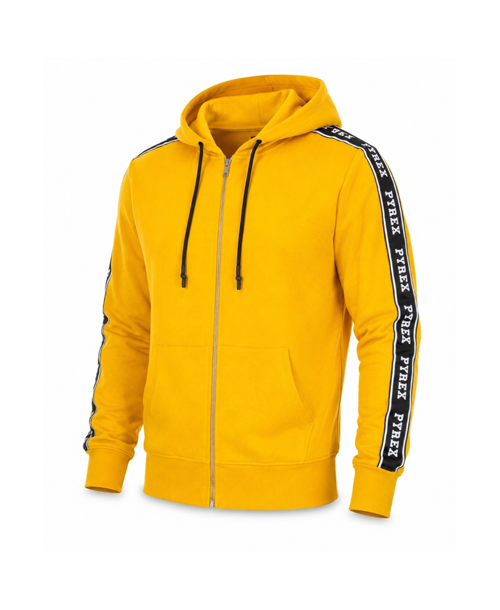 PYREX - GIACCA CAPPUCCIO UNISEX FULL ZIP  - 18IPC34305 - YELLOW