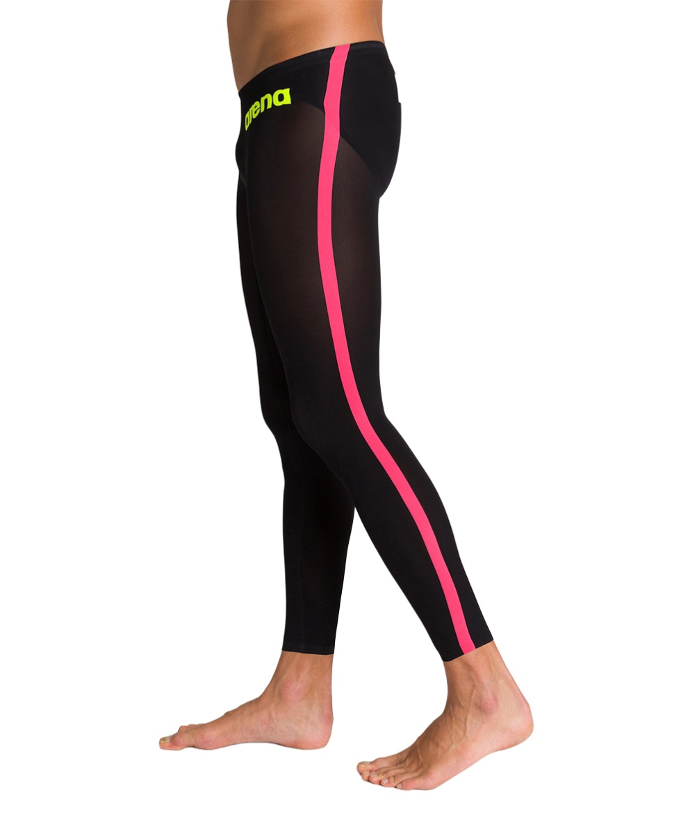 ARENA - MAN POWERSKIN R-EVO+OPEN WATER PANT - LEGSKIN - 25275503 - BLACK, FLUO YELLOW