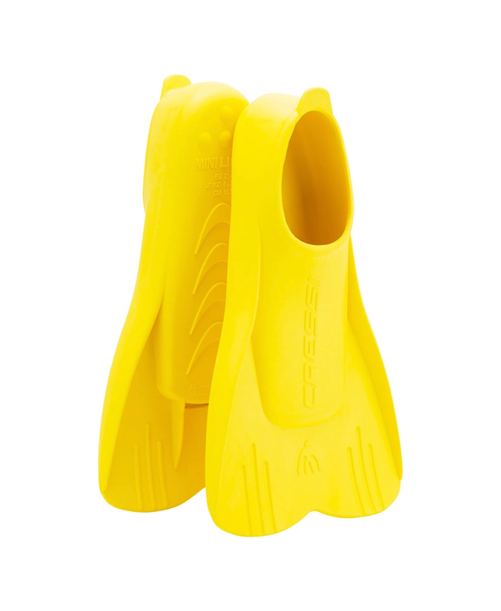 CRESSI - PINNE CORTE KIDS GOMMA NATURALE - MINI LIGHT - DP301025 - YELLOW