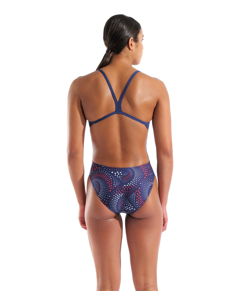 ARENA - COSTUME INTERO DONNA - FIREFLOW CHALLENGE BACK - 010154417 - RED/WHITE/BLUE
