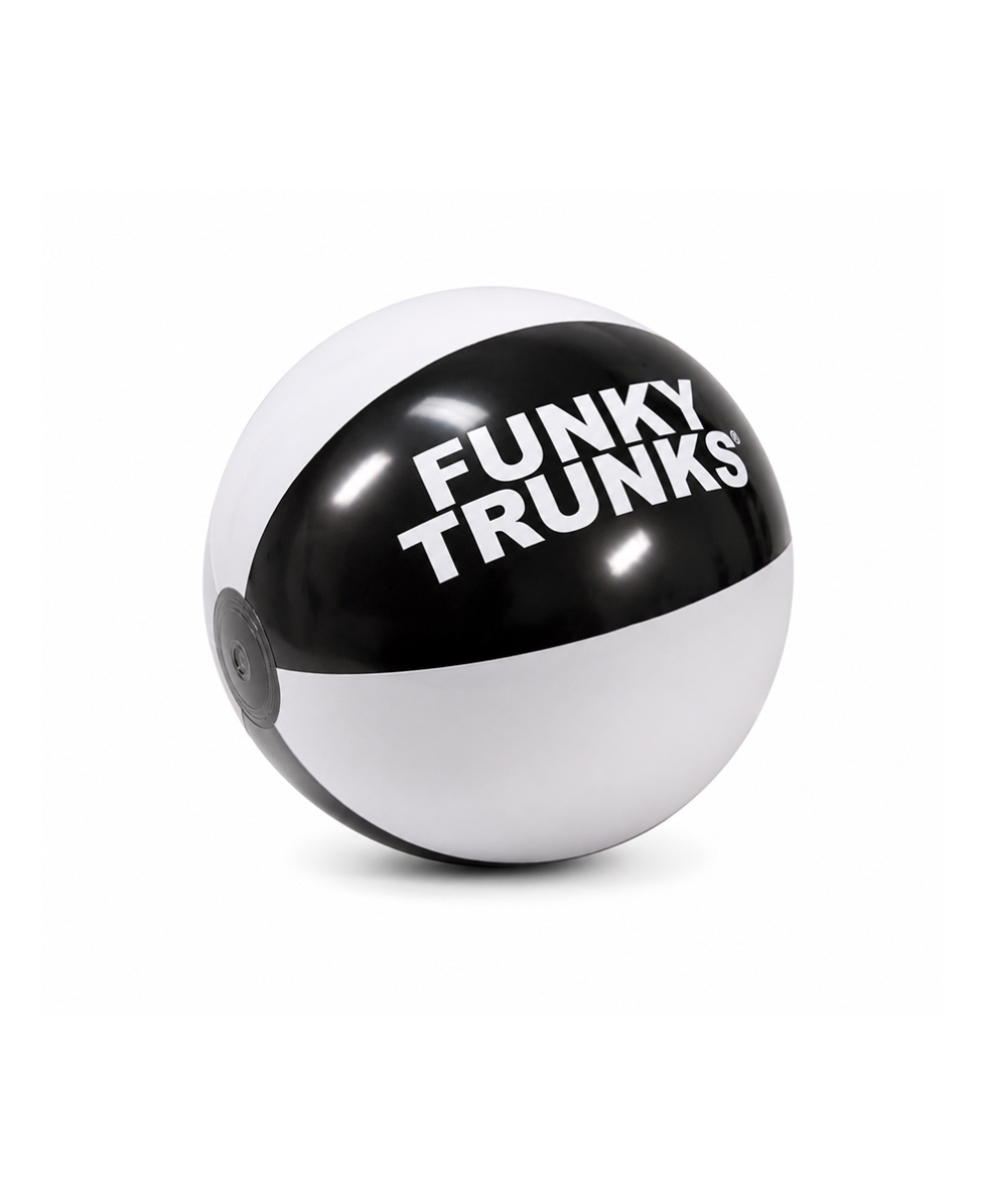 FUNKY TRUNKS - PALLONE DA SPIAGGIA - BEACHBALL - FTP003N - BLACK/WHITE