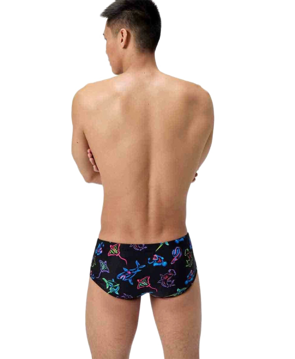 SPEEDO - COSTUME SLIP 13.5CM - 00518818762 - MARLIN MELODY/BLACK