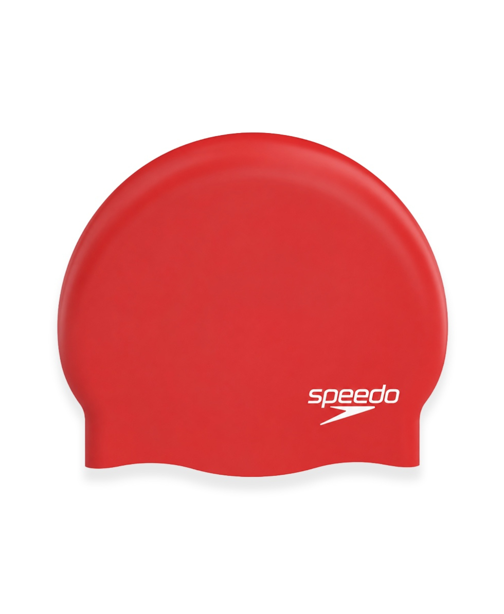 SPEEDO - CUFFIA SILICONE - PLAIN MOULDED SILICONE CAP - 70984003 - RED