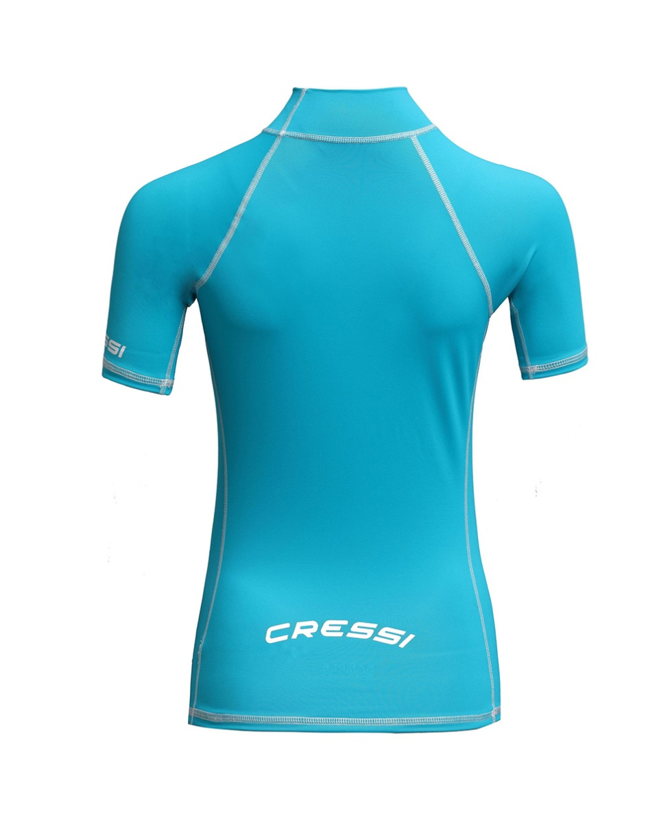 CRESSI - MAGLIA DONNA RASHGUARD IN LYCRA SPF40 - XLW47410 - AQUAMARINE